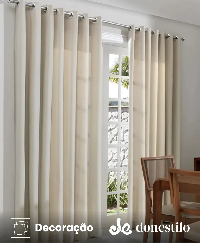 Cortina Corta Luz Nápoles 3,00X2,30 m Döhler em São Paulo SP