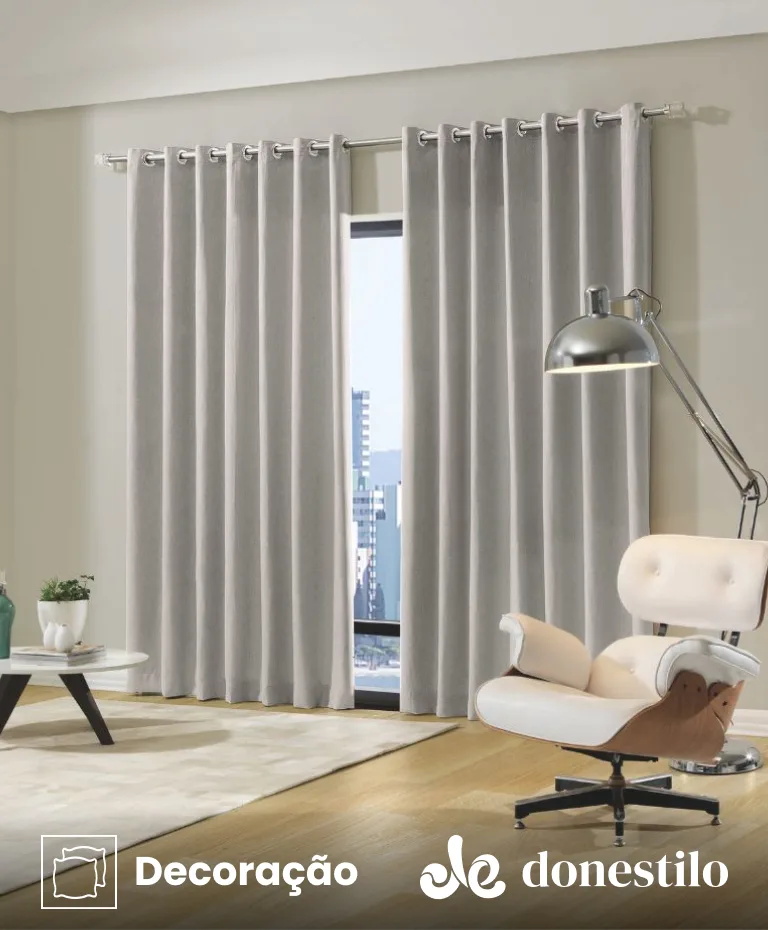 Cortina Corta Luz Nelly 3,00X2,30 m Döhler em São Paulo SP