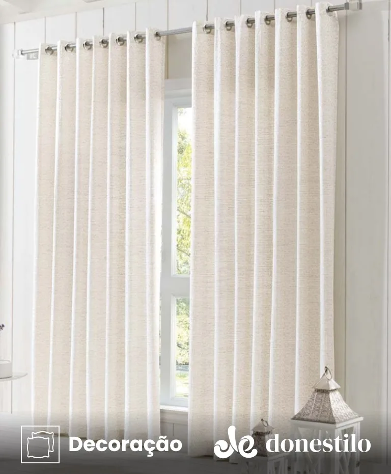 Cortina Jacquard Messina 2,00X2,30 m Döhler em São Paulo SP