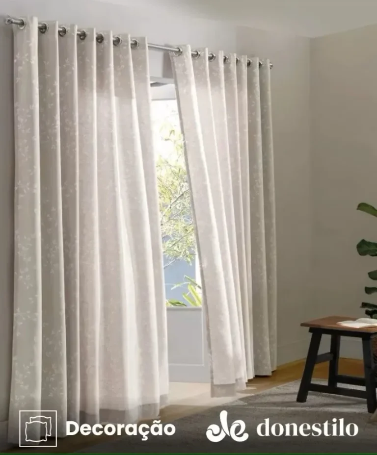 Cortina Jacquard Vivian 3,00X2,50 m Döhler em São Paulo SP