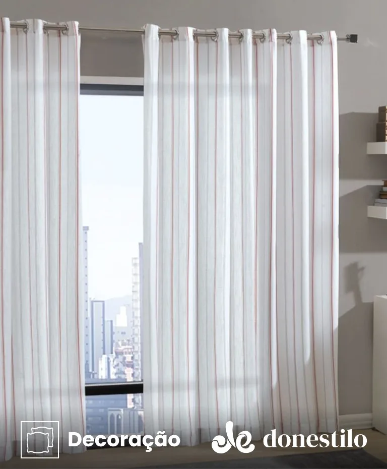Cortina Jacquard Nora 3,00X2,50 m Döhler em São Paulo SP